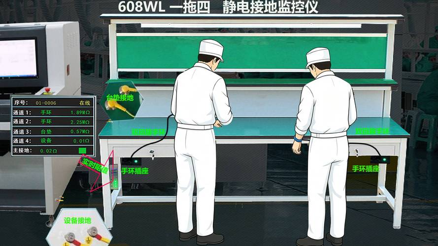 汽车电子工厂ESD防静电系统 全面监控与精准预警的安全闭环
